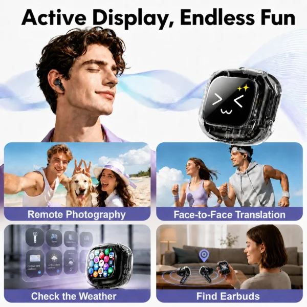 A7660efa25f4c4a0d949b67fa3388aa66k.webp KOUO In-Ear Earbuds — Touch Screen, BT 5.4