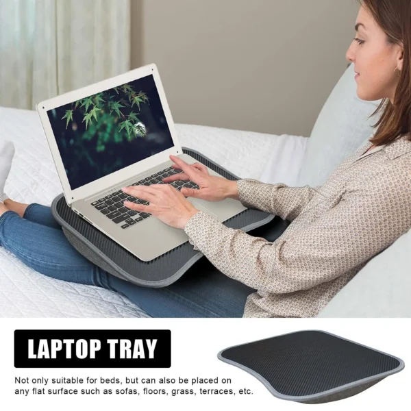 Laptop Lap Desk — Pillow Cushion, Folding