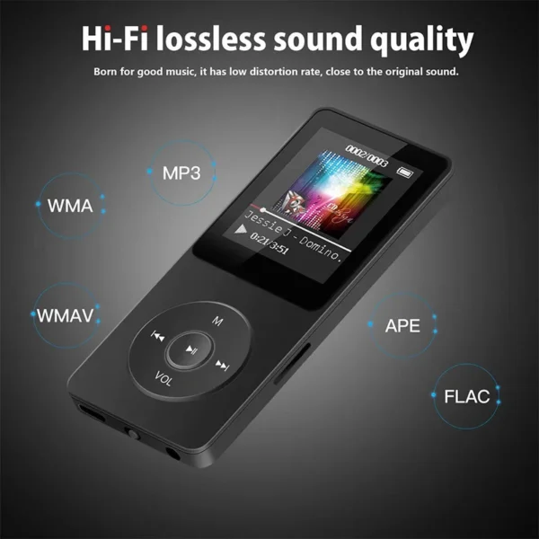 Portable MP3 Player — FM Radio + Video, LCD