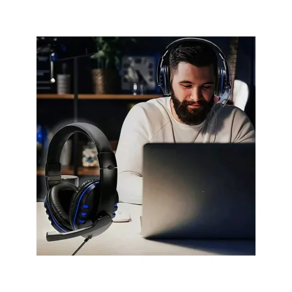 Wired Headphones with Mic — PS4/PS5/Xbox Compatible
