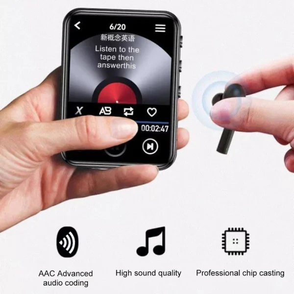 MP3/MP4 Player — Full Touch Screen, Bluetooth