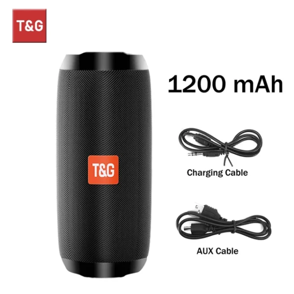 T&G TG117 Bluetooth Speaker — TWS Pairing, Waterproof