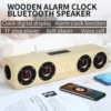 S13f0e39447fb456d8bffb25206511de7q.webp Bluetooth Speaker — Wooden, Alarm Clock Display
