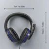 Wired Headphones with Mic — PS4/PS5/Xbox Compatible