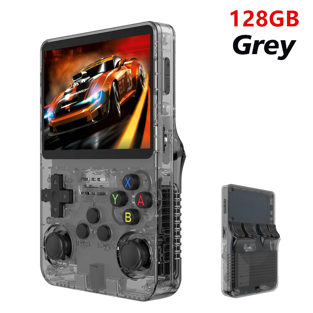 Retro R36S Handheld Video Game Console 3.5 Inch IPS Screen 128GB Preloaded Games Portable Pocket Player Linux System - Image 13
