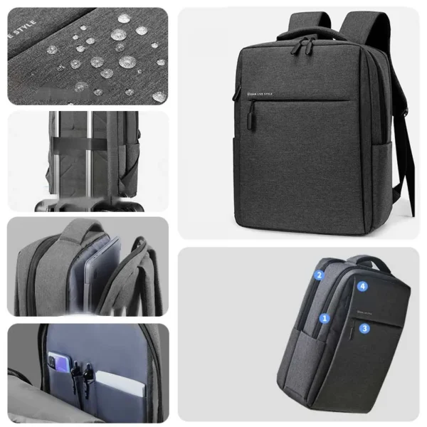 Laptop Backpack 17.3in — Waterproof, Travel
