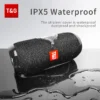 T&G TG117 Bluetooth Speaker — TWS Pairing, Waterproof