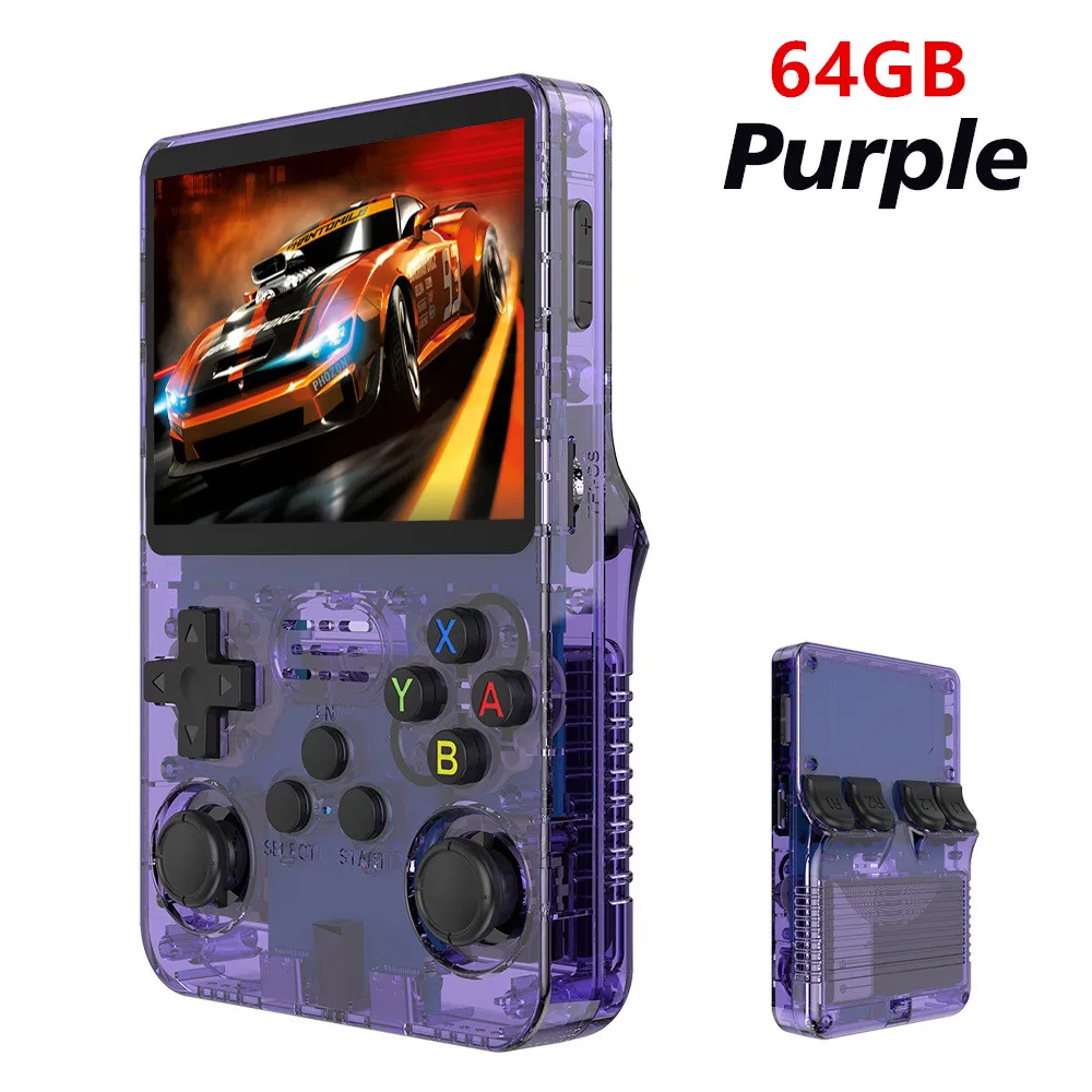 Retro R36S Handheld Video Game Console 3.5 Inch IPS Screen 128GB Preloaded Games Portable Pocket Player Linux System - Image 11
