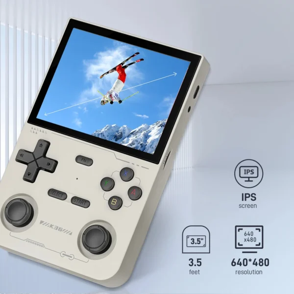 S4bc6d77613884e43bcf16c301040378bQ.webp Retro Handheld Game Console k36 3 5 Inch IPS Screen 64GB Portable Gaming Device with Built in Games
