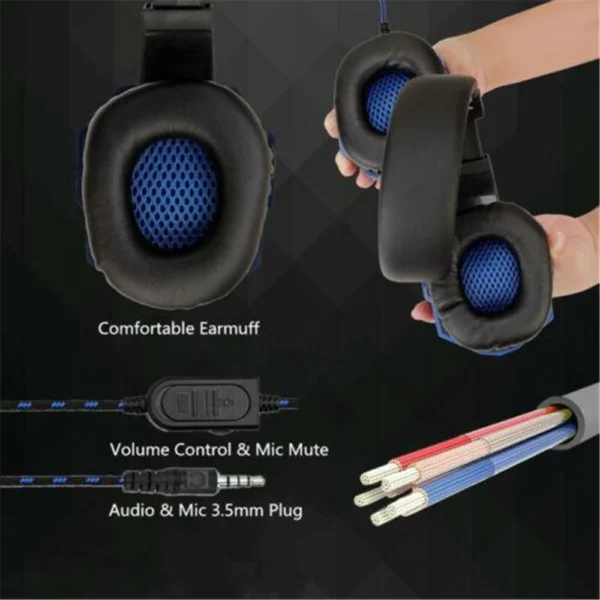 S5ba0bc10752e464b9cd8029154d5c518B.webp Wired Gaming Headset — PS4/PS5/Xbox/Switch Compatible
