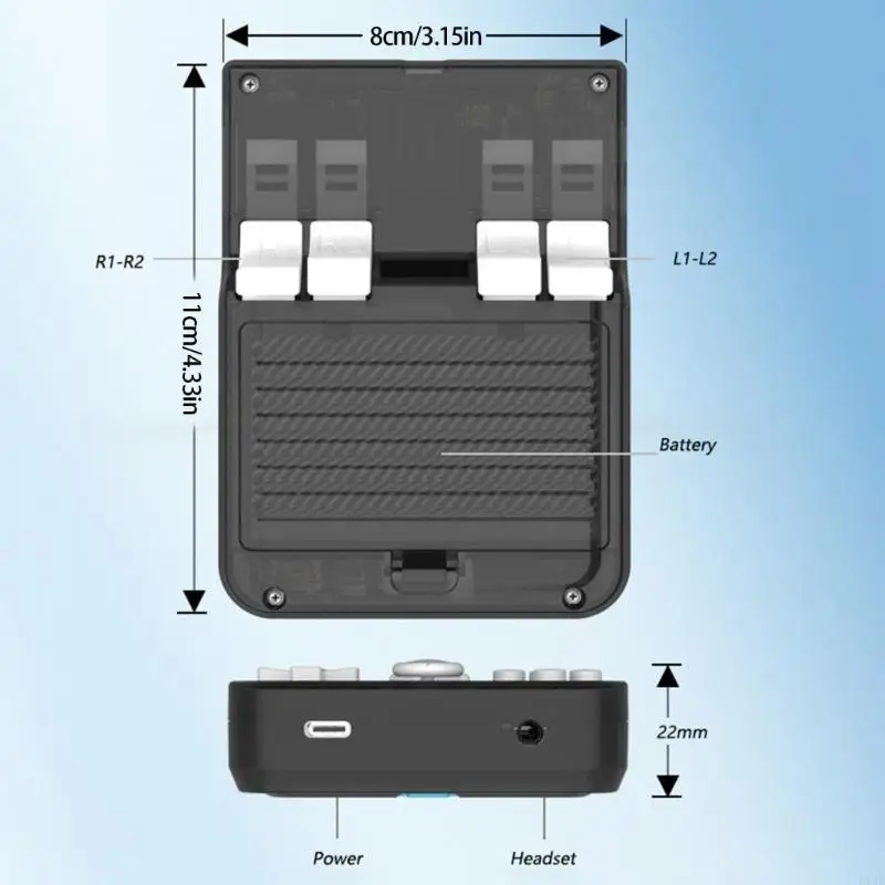 Retro Game Collection Nostalgic Handheld Console Portable Travel Companion High Resolution Display For Adults Kids F19E - Image 2