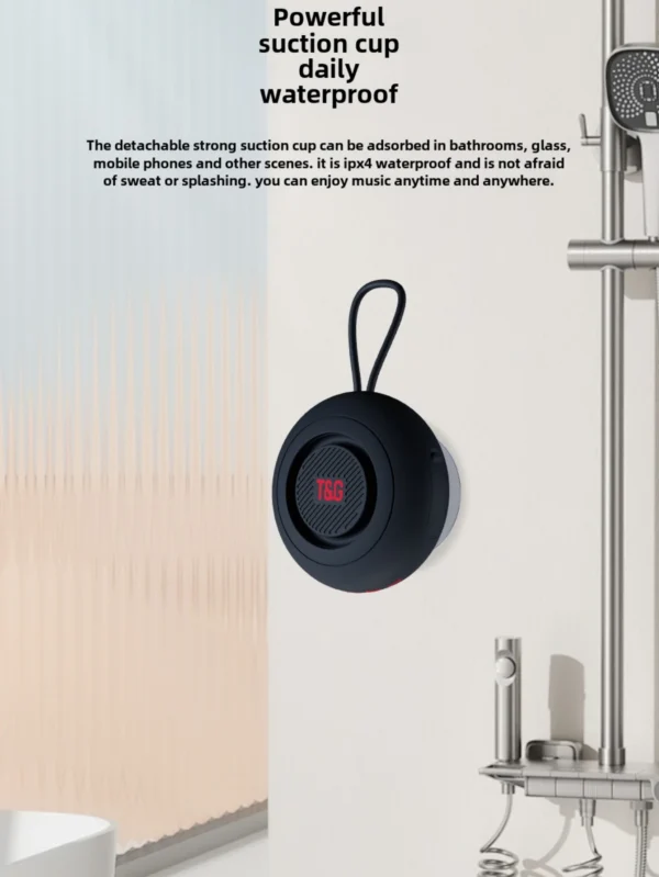 S67ea855282074b178c9535e038a0ad5a5.webp Mini Bluetooth Speaker — Bathroom/Outdoor