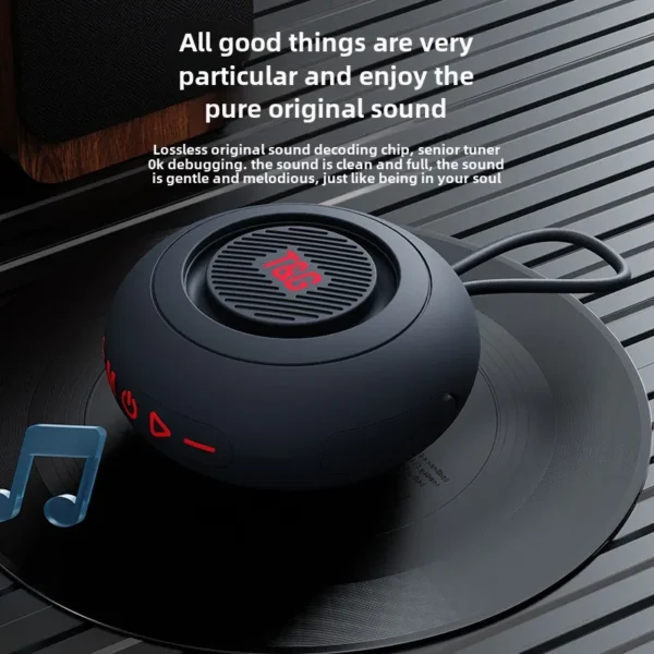 S69526eb1ae6a47d4a39e38135fa061f3o.webp Mini Bluetooth Speaker — Bathroom/Outdoor