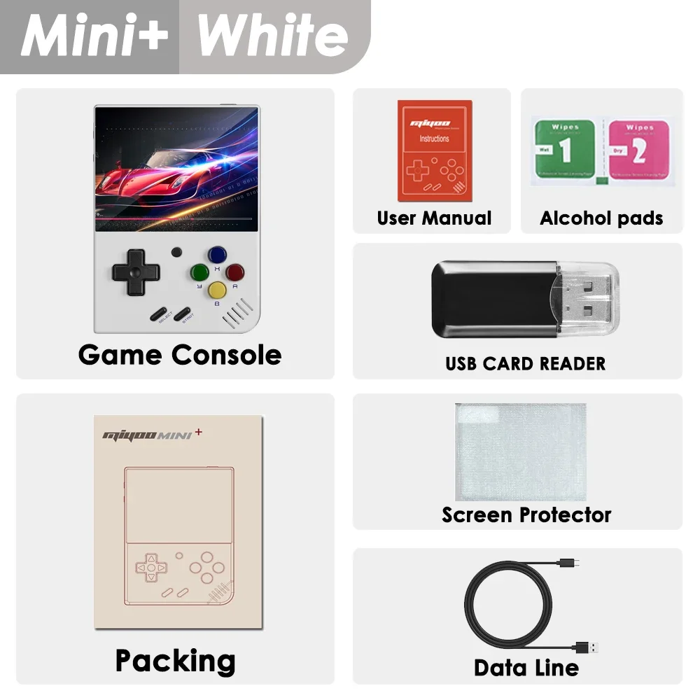 MIYOO Mini Plus Portable Retro Handheld Game Console V2 Mini+ IPS Screen Classic Video Game Console Linux System Children's Gift - Image 9