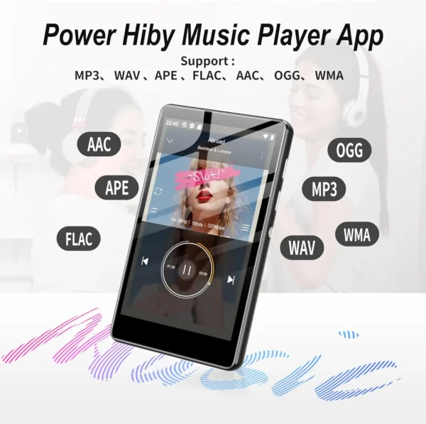 Android MP3 Player — 80GB Storage, 4in Touch Screen