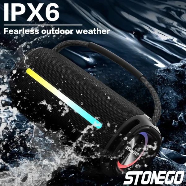 S714d8967fea24529a195cfe5f9722ac6P.webp Bluetooth Speaker — RGB Lantern, IPX6 Waterproof