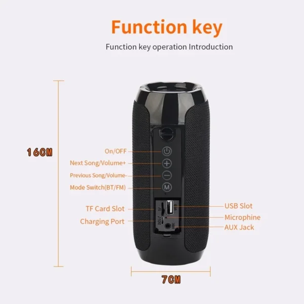 Portable Bluetooth Speaker — Wireless Sound Box