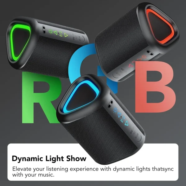 Bluetooth Speaker — LED Light Show
