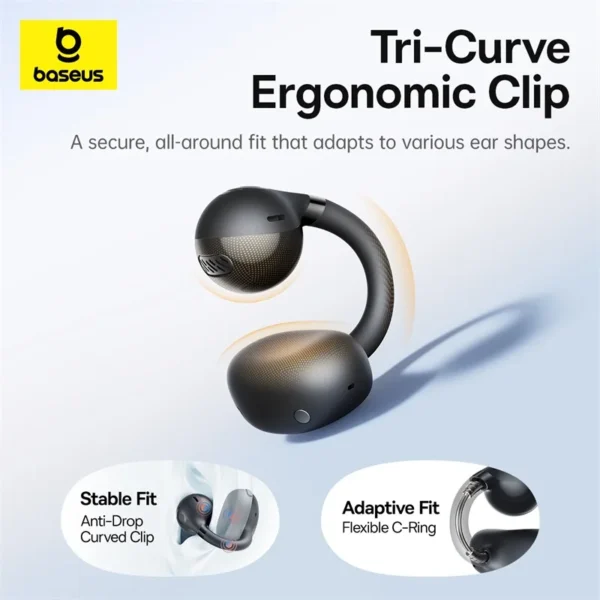 Baseus EarClip Open-Ear Earbuds — Bluetooth