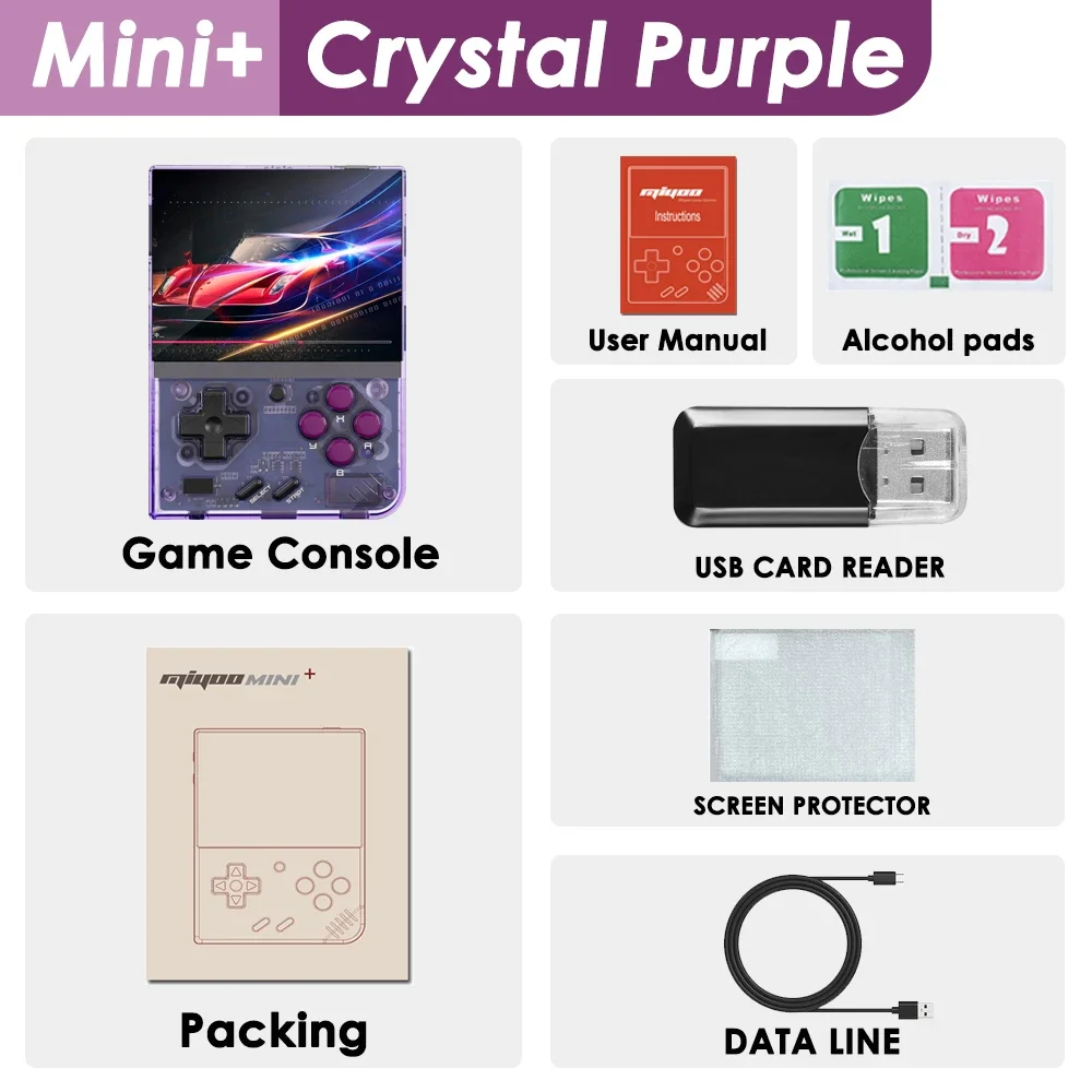 MIYOO Mini Plus Portable Retro Handheld Game Console V2 Mini+ IPS Screen Classic Video Game Console Linux System Children's Gift - Image 7