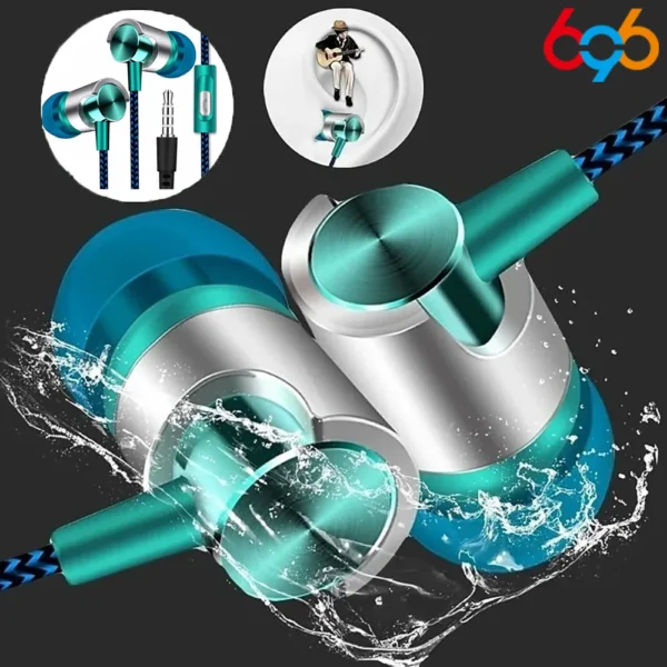 Wired In-Ear Earphones — Ergonomic Sports
