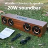 S9889839947664269a7bfbed3daf0596aw.webp Bluetooth Speaker — Wooden, Alarm Clock Display