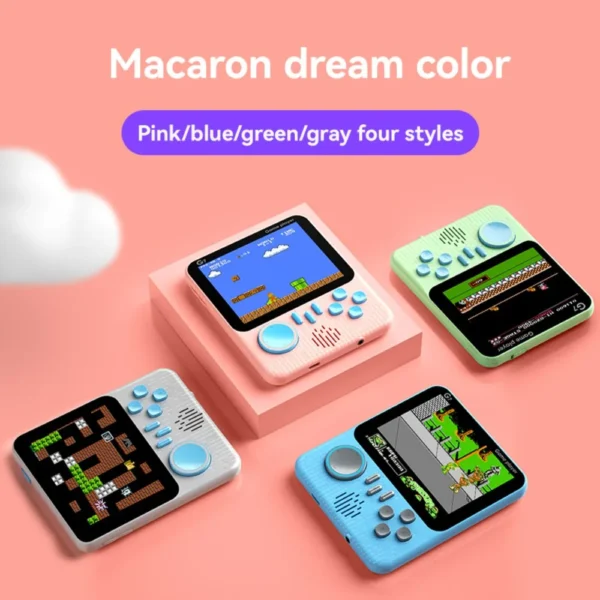 S9c51b3567f0c47e4b6fcf9ebf3ebbe57V.webp G7 Retro Handheld Game Console, 3.5-Inch LCD, Built-In 666 Games,Portable Gaming Console, USB Charging Cable, AV Output Cable