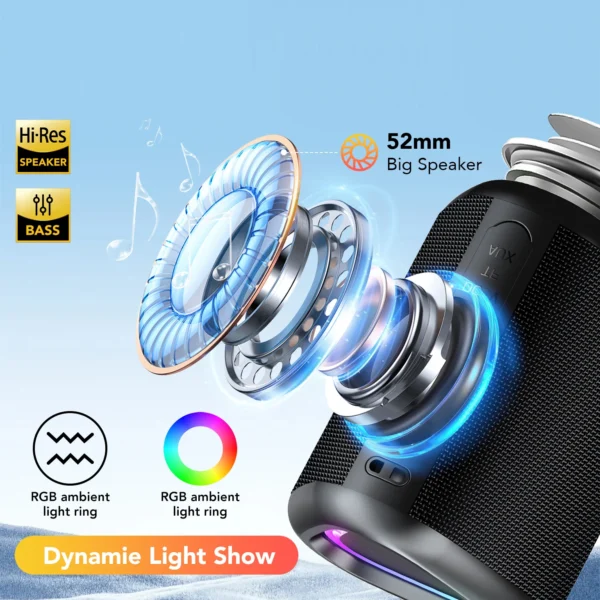 Bluetooth Speaker — LED Light Show