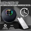 Mini Bluetooth Speaker — LED Light, Suction Cup