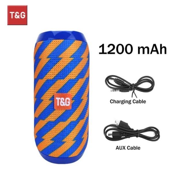 T&G TG117 Bluetooth Speaker — TWS Pairing, Waterproof