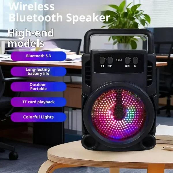 Bluetooth Speaker — Stylish Design, Hi-Fi