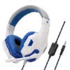 Wired Gaming Headset — LED Light, Virtual Surround