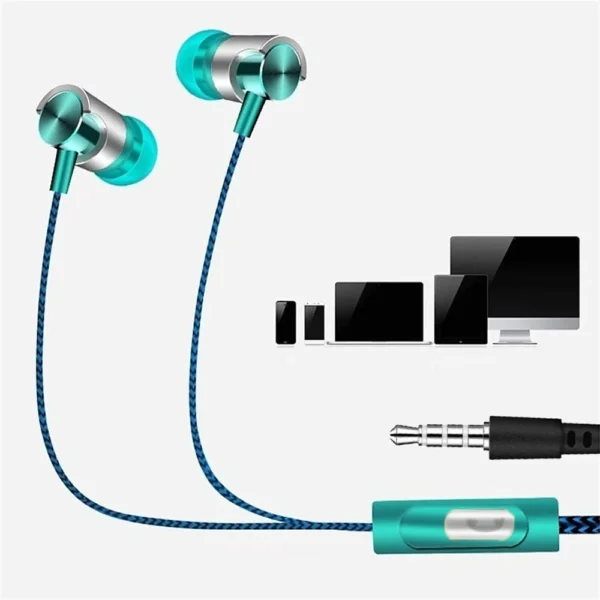 Wired In-Ear Earphones — Ergonomic Sports