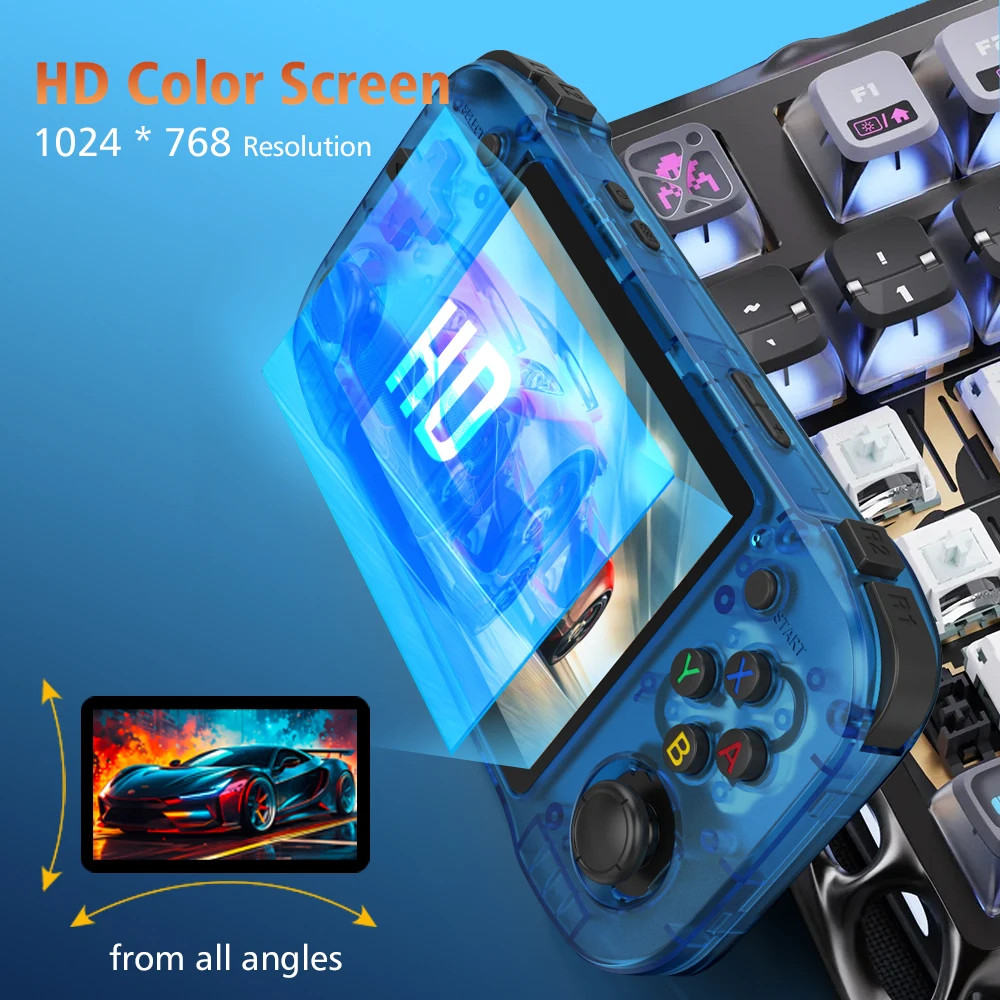 Retro Handheld Console Classic Game 4.2 inch HD IPS Screen Portable Video Player Game - Image 5