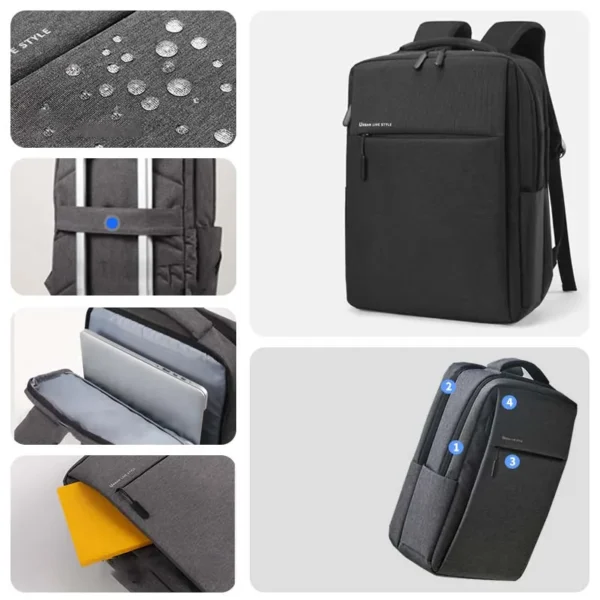 Laptop Backpack 17.3in — Waterproof, Travel
