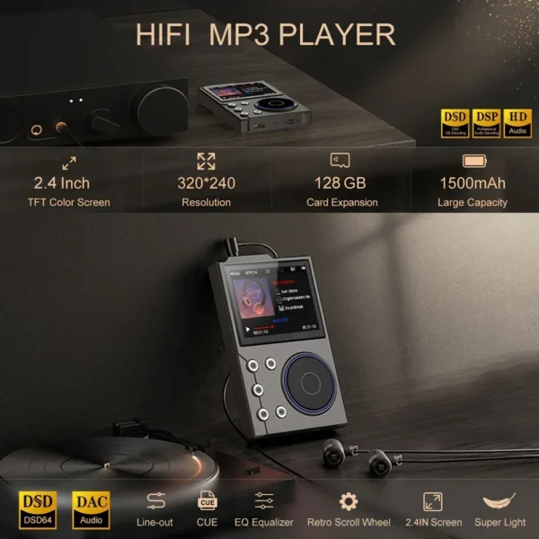 Hi-Fi MP3 Player — DSD Lossless